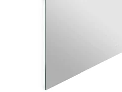 Miroir de salle de bain lumineux rectangulaire anti-buée avec bouton tactile - 120 x 70 cm - REVALUNA
