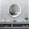Miroir de Salle de Bain LED Miroir Mural avec 3 Couleurs de Lumière & Luminosité Réglable Miroir de Coiffeuse LED