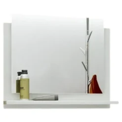 Miroir de salle de bain pour collection OWL/RAVEN/BIRD, coloris blanc