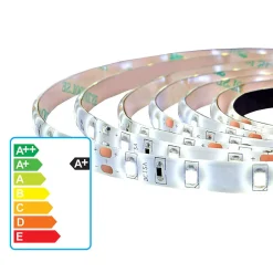 Miroir de salle de bain rond LED 60cm, dimmable + mémoire, IP44, AICA SANITAIRE