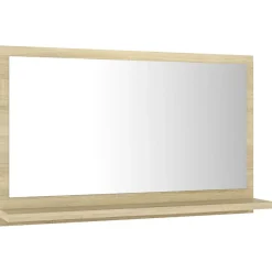 Miroir de salle de bain 60x10,5x37 beige Helloshop26