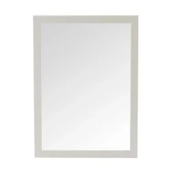 Miroir de salle de bains blanc mat l.70 x L.50 x ép.1,6 cm, GoodHome Perma
