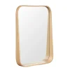 Miroir de salle de bains l.60 x H.80 cm, placage chêne, Thiam