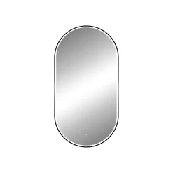 Miroir de salle de bains lumineux LED rectangulaire l. 45 x H. 85 cm MPGlass Denver