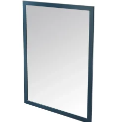Miroir de salle de bains bleu mat l.70 x L.100 x ép.1,6 cm, GoodHome Perma