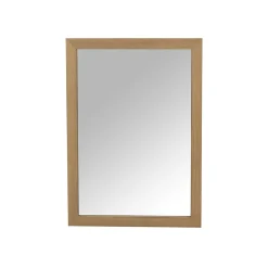 Miroir de salle de bains placage chêne l.50 x L.70 x ép.1,6 cm, GoodHome Perma