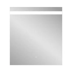 Miroir de salle de bains lumineux LED, l.60 x H.70 cm, argenté, MPGlass Kelme