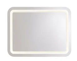 Miroir de salle de bains lumineux LED 80 x 60 cm, Cooke & Lewis Charlestown