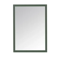 Miroir de salle de bains vert mat l.70 x L.100 x ép.1,6 cm, GoodHome Perma