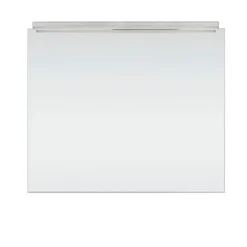 Miroir de salle de bains lumineux LED effet chêne clair l.60 cm, Calao