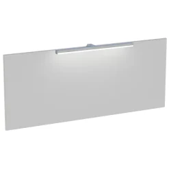 Miroir de salle de bains lumineux LED effet chêne l.120 cm, Calao