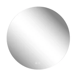 Miroir de salle de bains rond lumineux à LED Ø80 cm, MPGlass Aurora