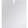Miroir de salle de bains lumineux chrome IP44 l.60 x H.70 x P.10 cm, Opah