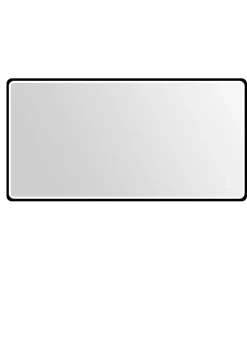 Miroir de salle de bains lumineux LED noir 70 x 140 cm, MPGlass Lyon Chic