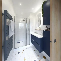 Miroir de salle de bains lumineux LED ovale, 84 x 50 cm, MPGlass Phoenix