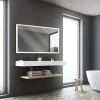 Miroir de salle de bains lumineux LED 70 x 120 cm, argenté, MPGlass Bishop