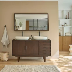 Miroir en mindi massif 135x67 cm