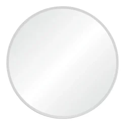 Miroir en métal rond D60cm EMA Blanc