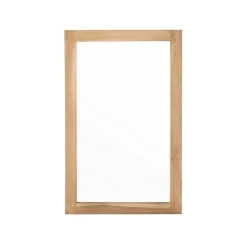 Miroir en teck massif rectangulaire