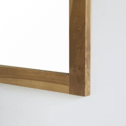 Miroir en teck massif rectangulaire 145x80 cm