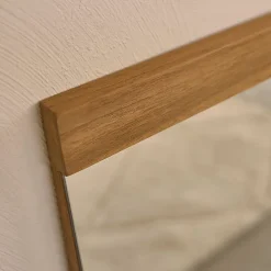Miroir en teck recyclé rectangulaire 140 cm