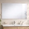 Miroir Encastré Brillant Cm 100X70 Réversible