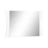 Miroir Frida, Miroir de salle de bain, 100% Made in Italy, 110x2h60 cm, Blanc brillant