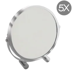 Miroir Grossissant Chromé Pour Le Maquillage