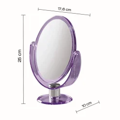 Miroir Grossissant Double Face Lilas 2X