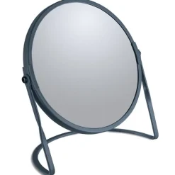 Miroir grossissant sur pied Acier AKIRA Pétrole mat Spirella