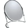 Miroir grossissant sur pied Acier AKIRA Brossé Spirella
