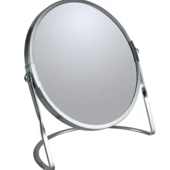 Miroir grossissant sur pied Acier AKIRA Brossé Spirella