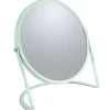 Miroir grossissant sur pied Acier AKIRA Vert Glacé mat Spirella