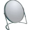 Miroir grossissant sur pied Acier AKIRA Gris mat Spirella