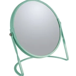 Miroir grossissant sur pied Acier AKIRA Vert mat Spirella