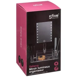 Miroir led 14 compartiments Transparent Selena - 5Five