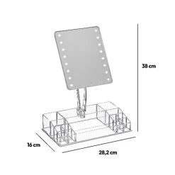 Miroir led 14 compartiments Transparent Selena - 5Five