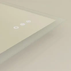 Miroir LED lumineux TEMEO 60 x 80 cm (ou 80x60) antibuée + intensité 2100 lms & couleur réglables salle de bain - Saniverre