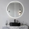 Miroir LED rond pour salle de bain de diamètre 60cm avec éclairage LED lumière froide SANILAND