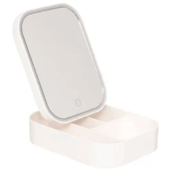 Miroir lumineux L19,8cm - Blanc- 5five
