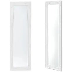 Miroir mural 132 x 42 x blanc Helloshop26