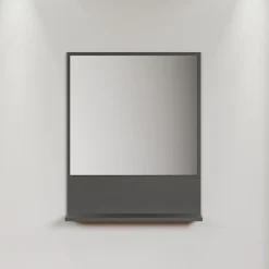 Miroir mural avec 1 tablette L60 cm - PUREBLISS