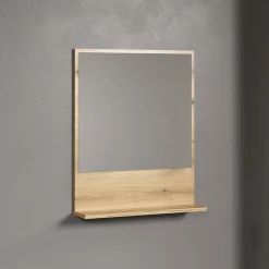 Miroir mural avec 1 tablette L60 cm - PUREBLISS
