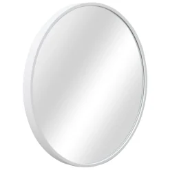 Miroir mural avec kit de montage blanc Helloshop26