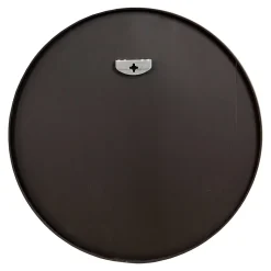 Miroir mural diamètre 60 cm cadre aluminium noir Helloshop26
