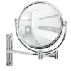 Miroir mural grossissant de salle de bain Deluxe - Diam. 19 cm