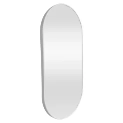 Miroir mural ovale 40 x 80 blanc Helloshop26