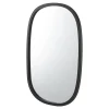 Miroir mural ovale 70 x 50 noir Helloshop26
