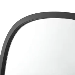 Miroir mural ovale 70 x 50 noir Helloshop26