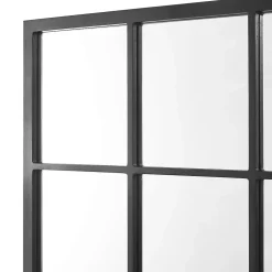 Miroir mural rectangulaire 90 x 60 noir Helloshop26